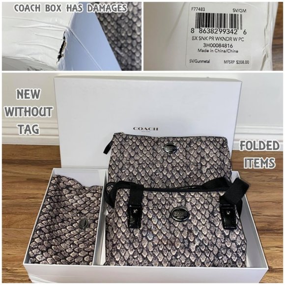 🖤Coach Nylon Bag, Snap Pouch & Cosmetic Pouch🖤 - Picture 11 of 16